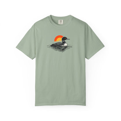Loon at Sunset T-Shirt - Heavyweight Comfort Colors