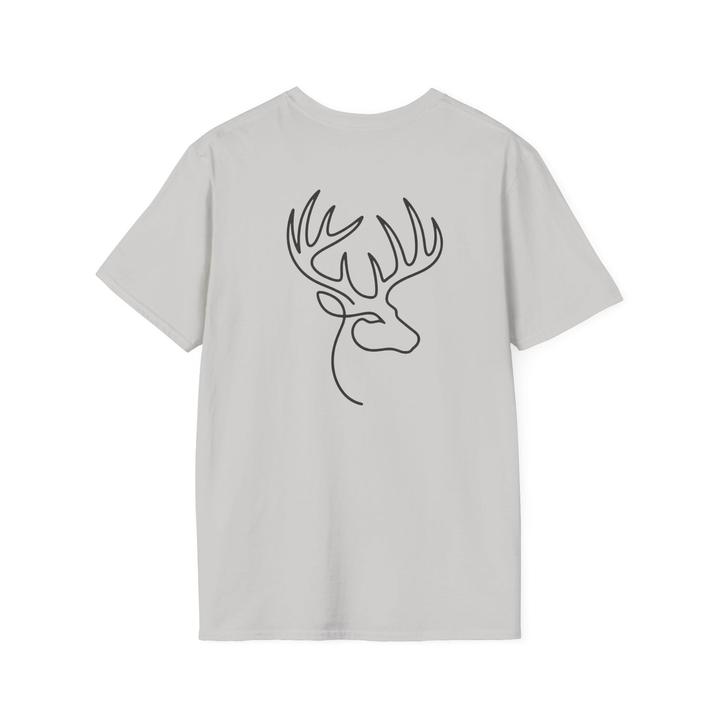 White-tailed One Line T-Shirt - Back Print