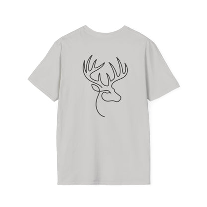 White-tailed One Line T-Shirt - Back Print