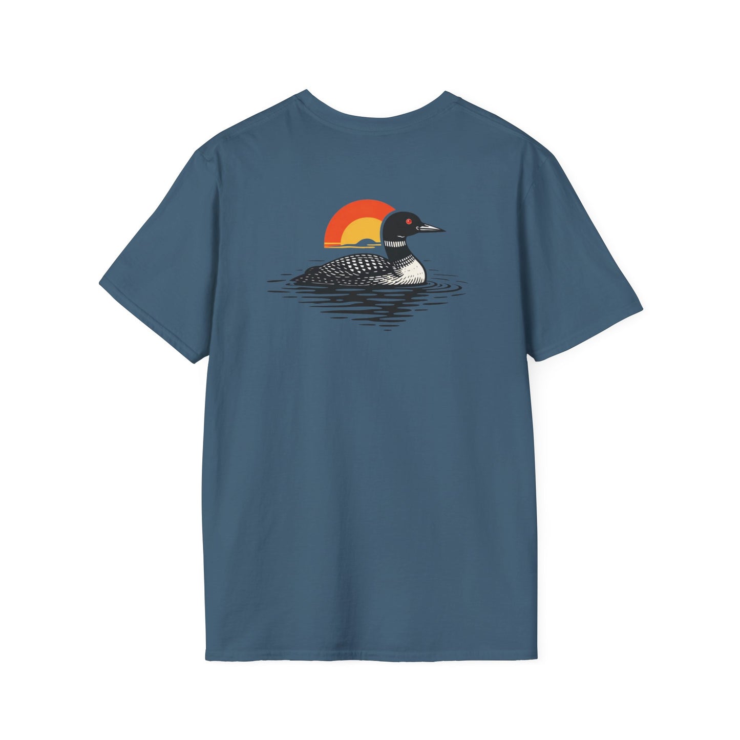 Loon at Sunset T-Shirt - Back Print