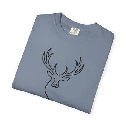 Elk One Line T-Shirt - Heavyweight Comfort Colors