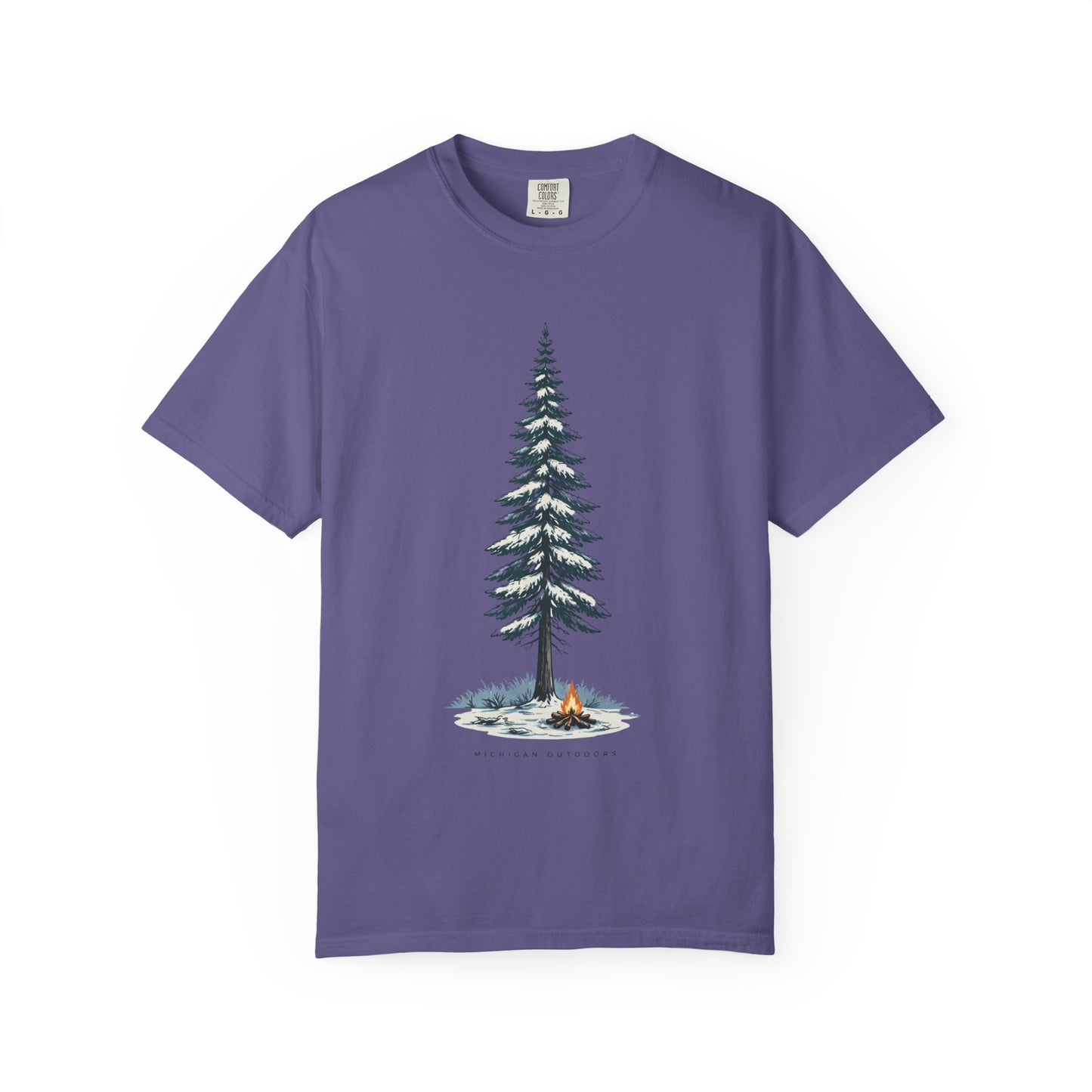 Michigan Outdoors T-Shirt - Heavyweight Comfort Colors