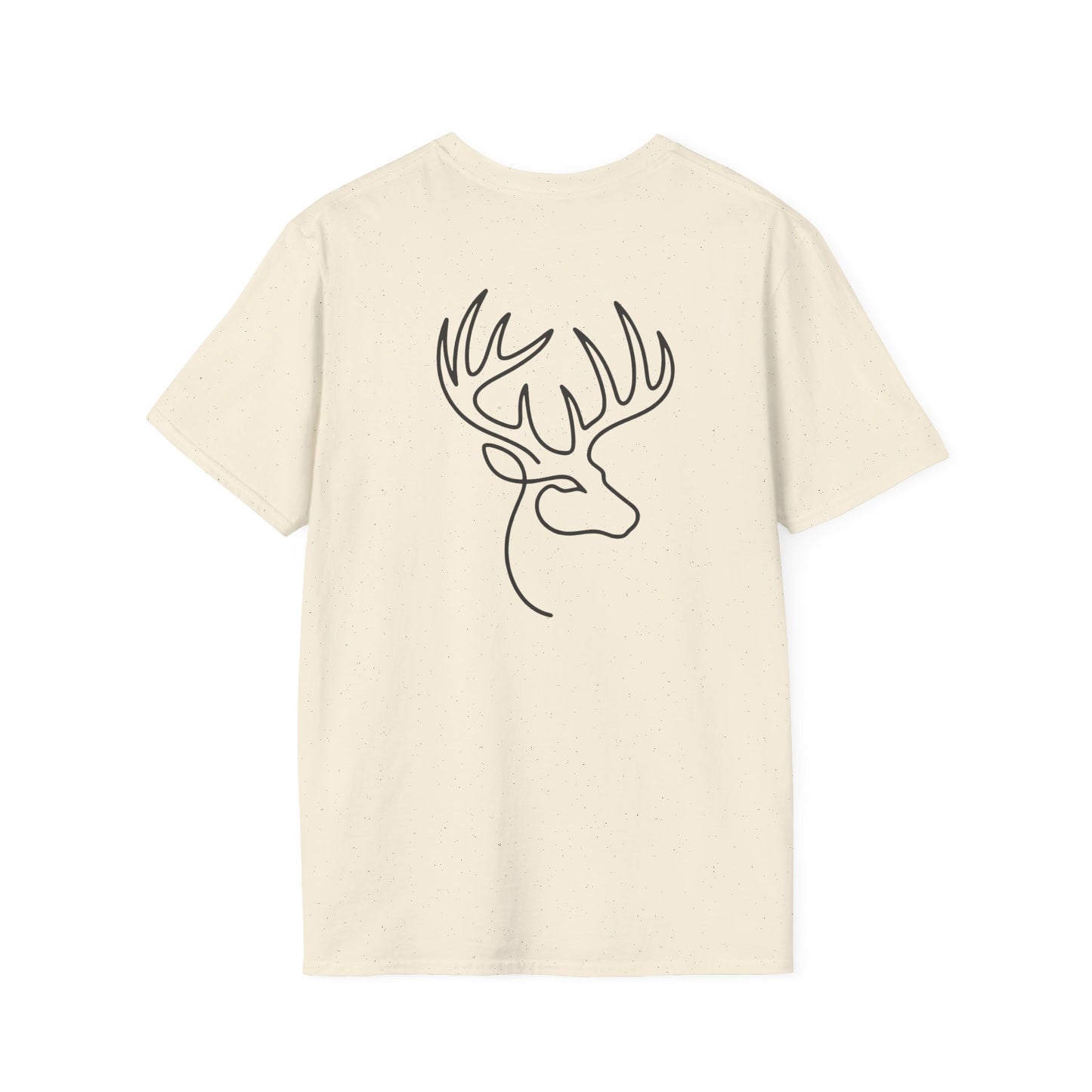 White-tailed One Line T-Shirt - Back Print