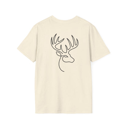 White-tailed One Line T-Shirt - Back Print