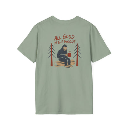 All Good in the Woods T-Shirt - Back Print