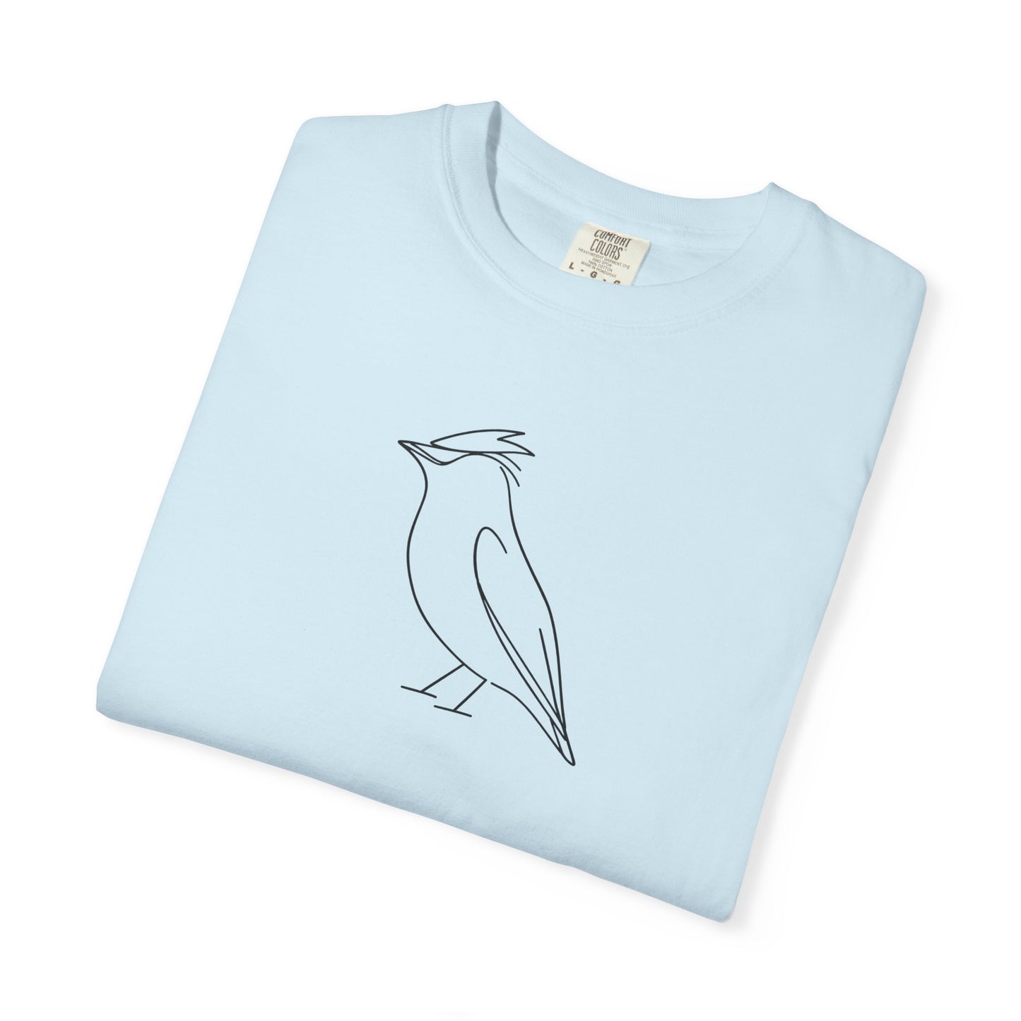 Cedar Waxwing Line T-Shirt - Heavyweight Comfort Colors