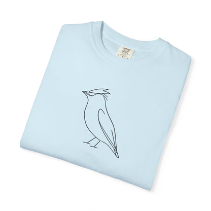 Cedar Waxwing Line T-Shirt - Heavyweight Comfort Colors
