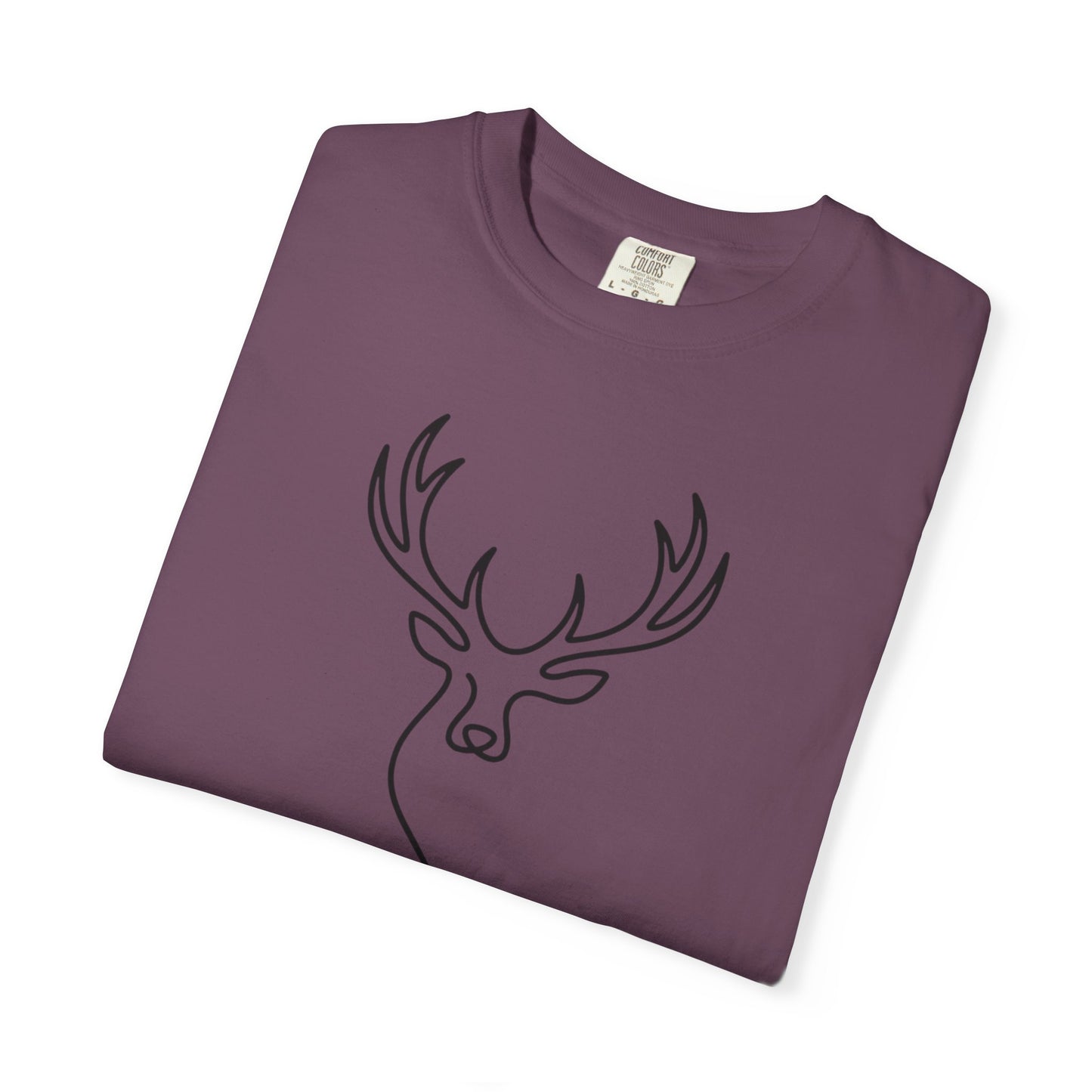 Elk One Line T-Shirt - Heavyweight Comfort Colors
