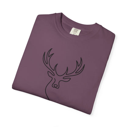 Elk One Line T-Shirt - Heavyweight Comfort Colors