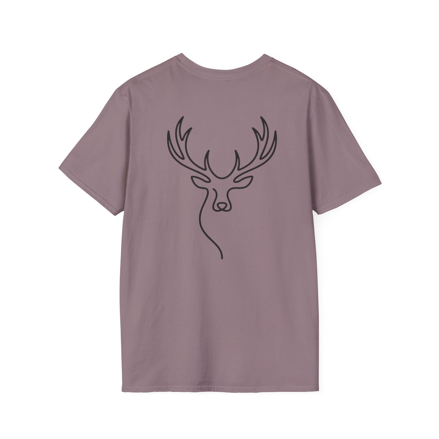 Elk One Line T-Shirt - Back Print
