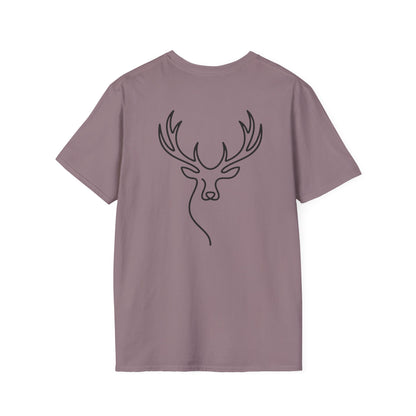 Elk One Line T-Shirt - Back Print