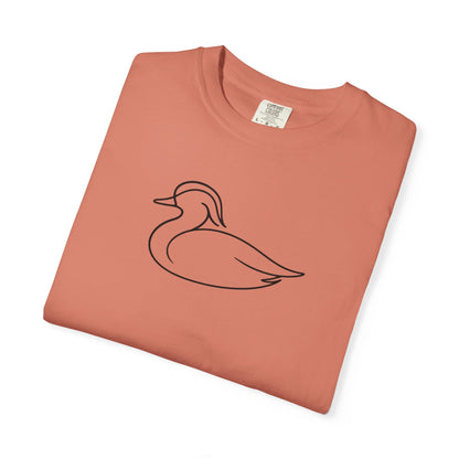 Wood Duck One Line T-Shirt - Heavyweight Comfort Colors