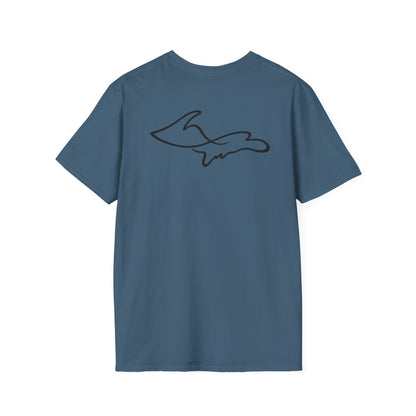 Upper Peninsula One Line T-Shirt - Back Print