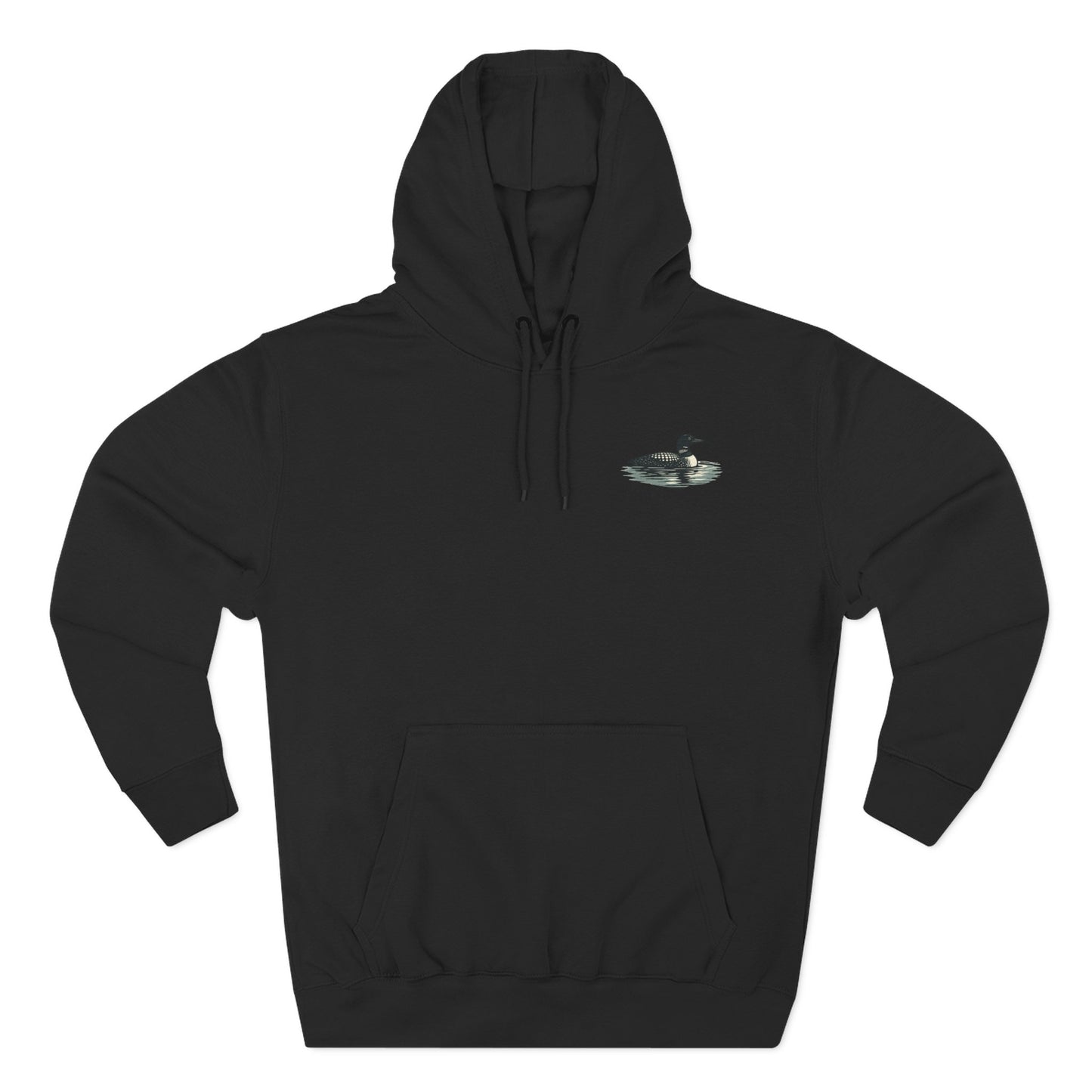 Loon Up North Michigan Hoodie - Back Print