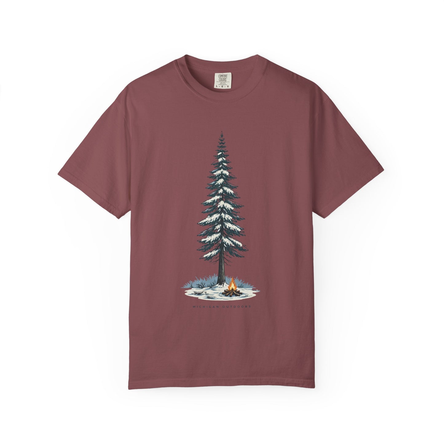 Michigan Outdoors T-Shirt - Heavyweight Comfort Colors