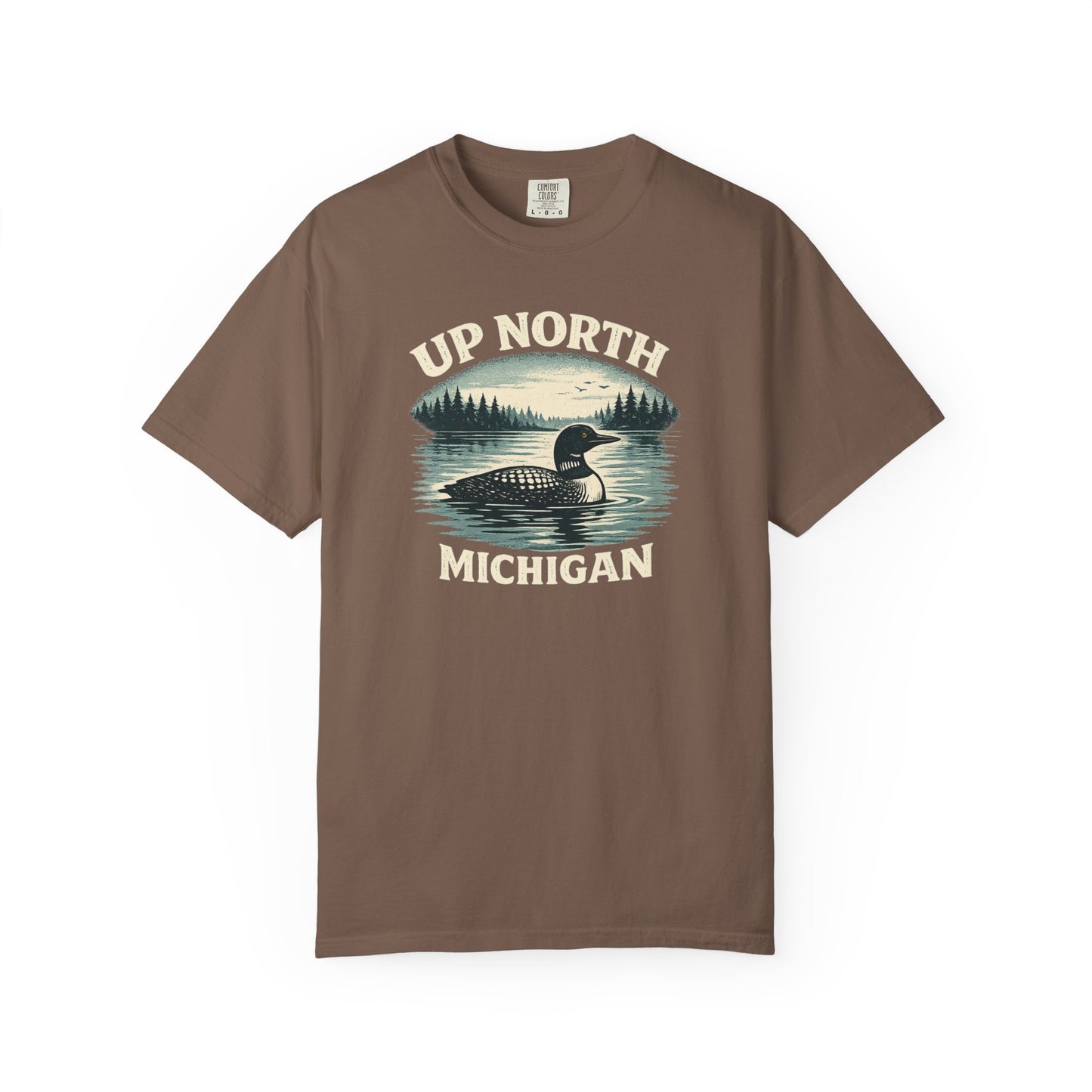 Loon Up North Michigan T-Shirt - Heavyweight Comfort Colors