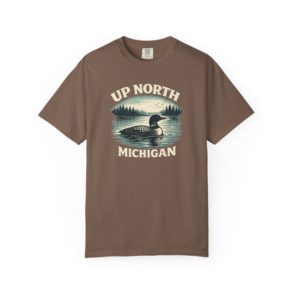 Loon Up North Michigan T-Shirt - Heavyweight Comfort Colors