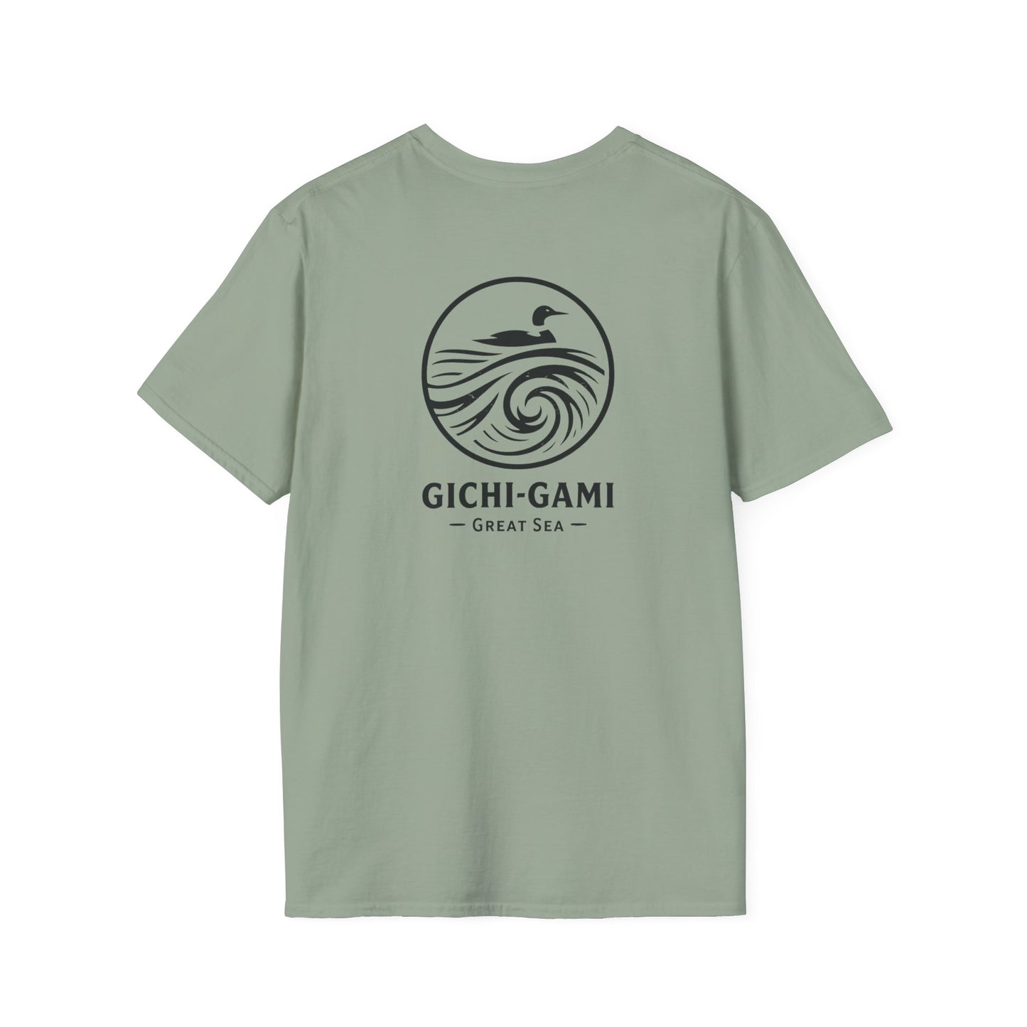 Gichi-Gami Great Sea T-Shirt - Back Print