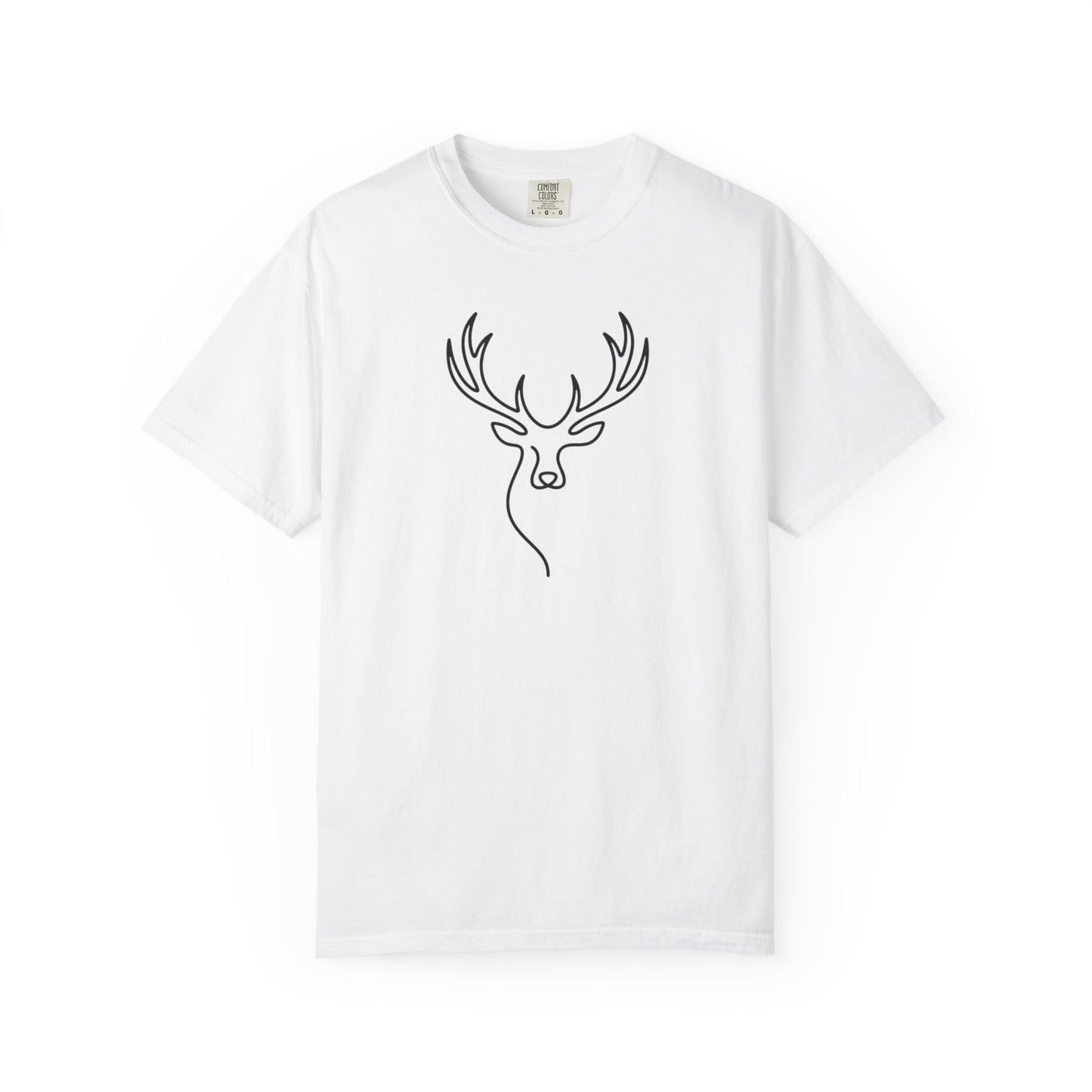 Elk One Line T-Shirt - Heavyweight Comfort Colors