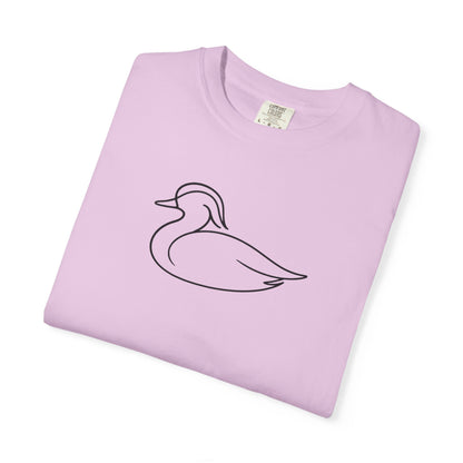Wood Duck One Line T-Shirt - Heavyweight Comfort Colors