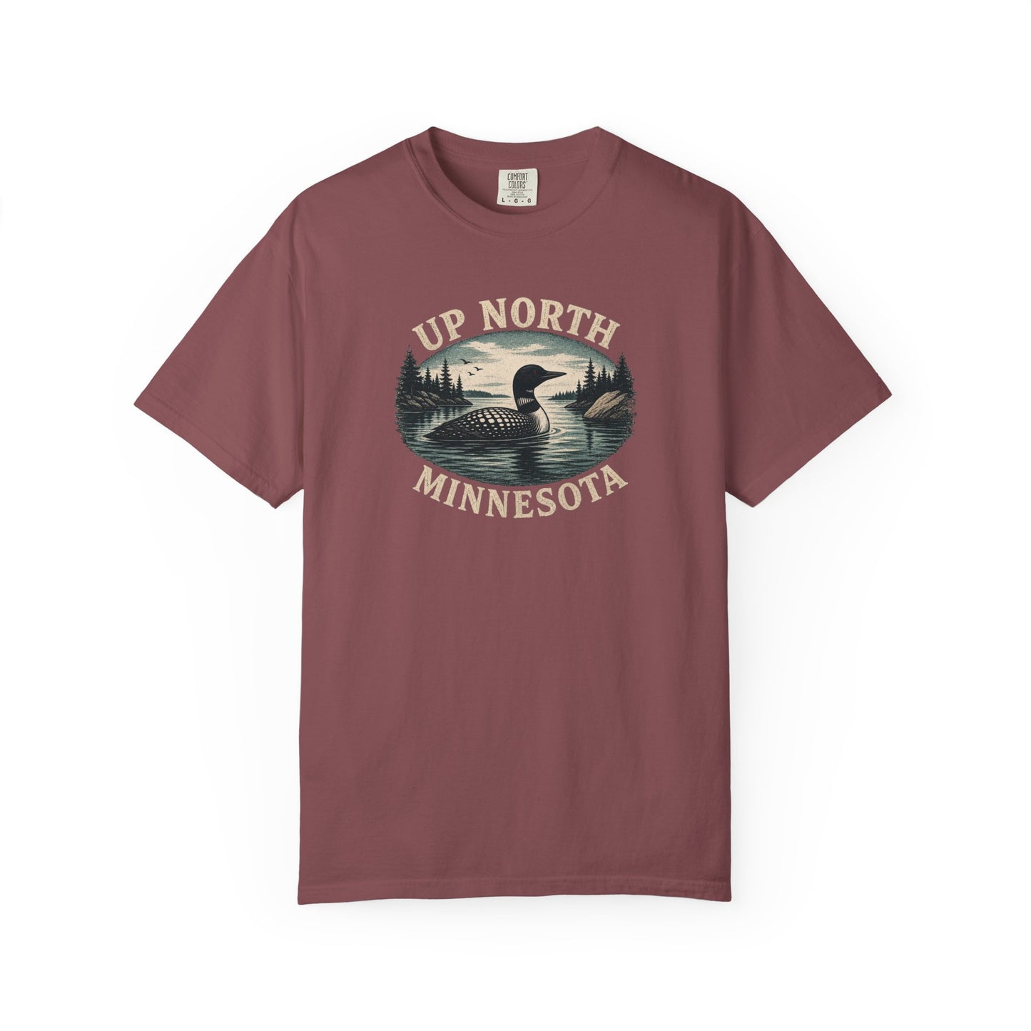 Loon Up North Minnesota T-Shirt - Heavyweight Comfort Colors