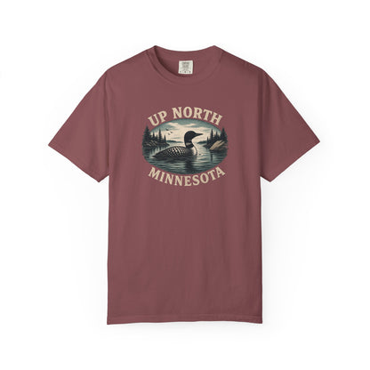 Loon Up North Minnesota T-Shirt - Heavyweight Comfort Colors