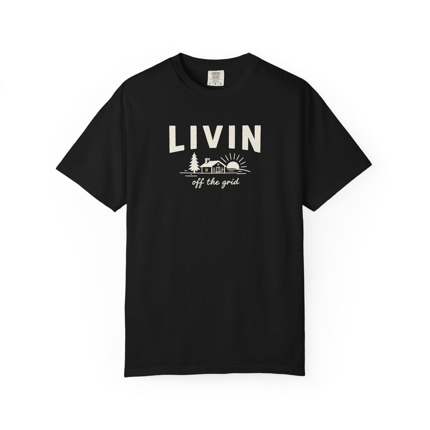 LIVIN off the Grid T-Shirt - Heavyweight Comfort Colors