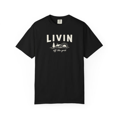 LIVIN off the Grid T-Shirt - Heavyweight Comfort Colors