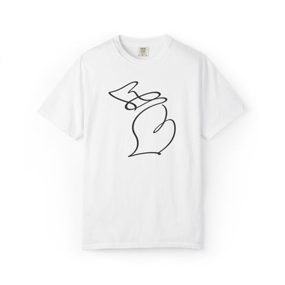 Michigan One Line T-Shirt - Heavyweight Comfort Colors