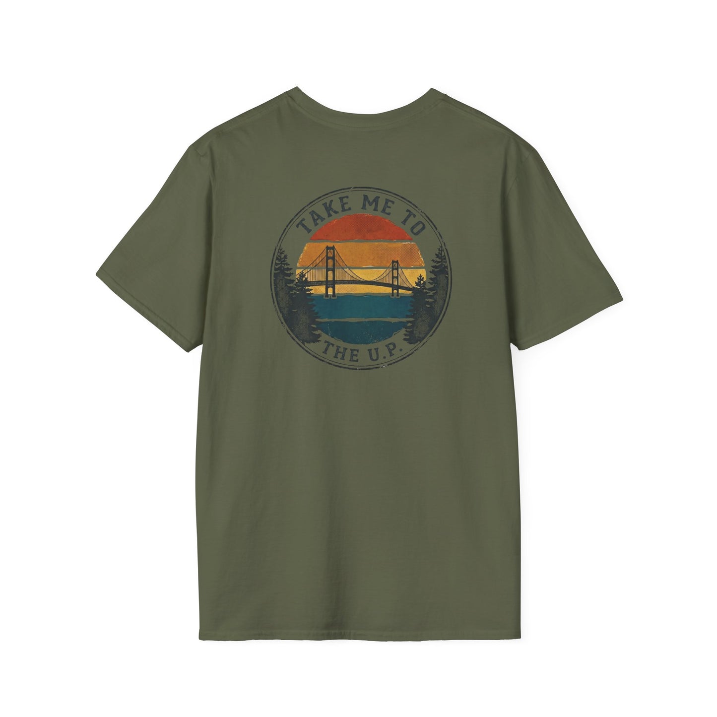 Take Me to the U.P. Sunset T-Shirt - Back Print