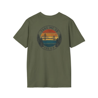 Take Me to the U.P. Sunset T-Shirt - Back Print