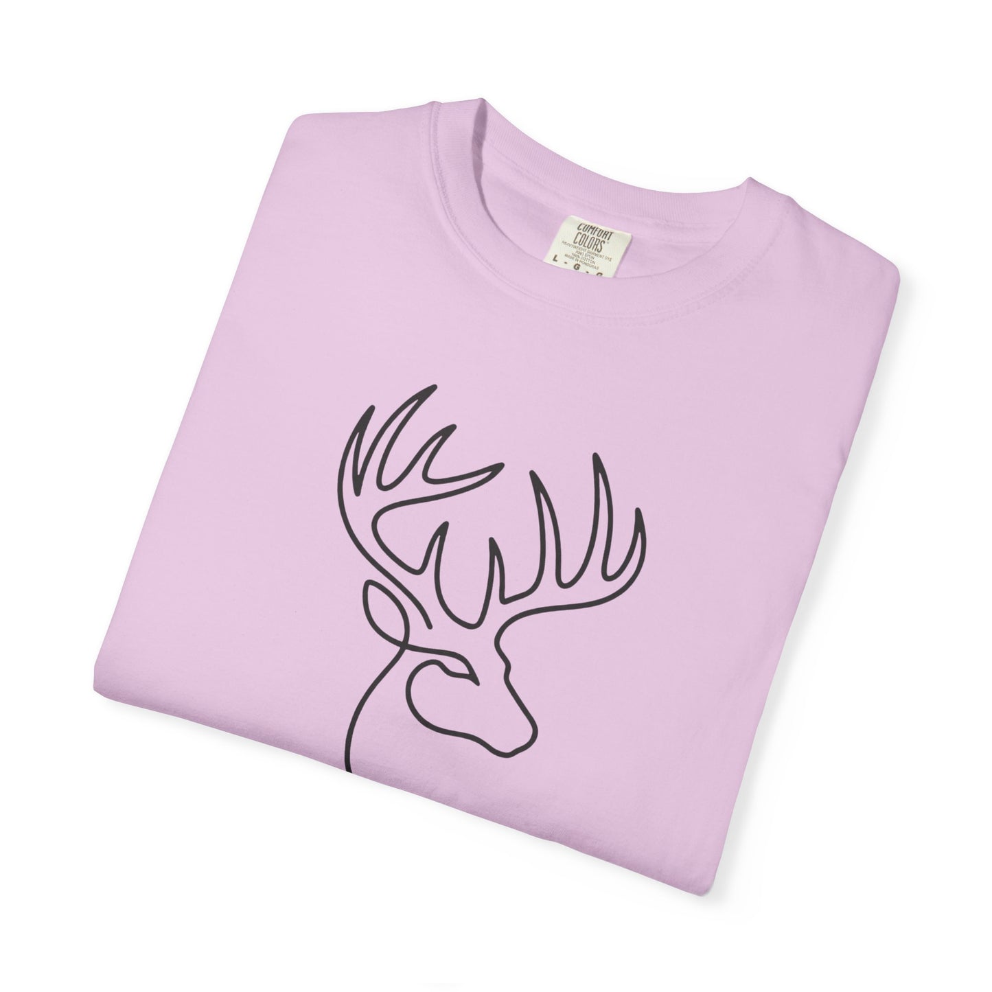 White-tailed One Line T-Shirt - Heavyweight Comfort Colors