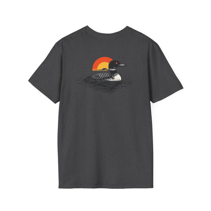 Loon at Sunset T-Shirt - Back Print