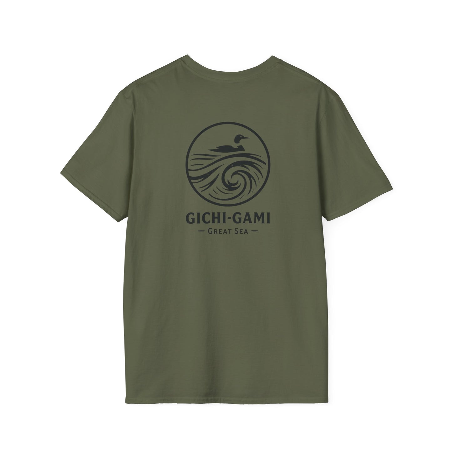 Gichi-Gami Great Sea T-Shirt - Back Print