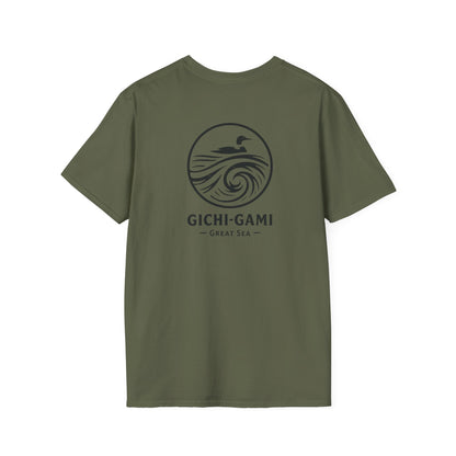 Gichi-Gami Great Sea T-Shirt - Back Print