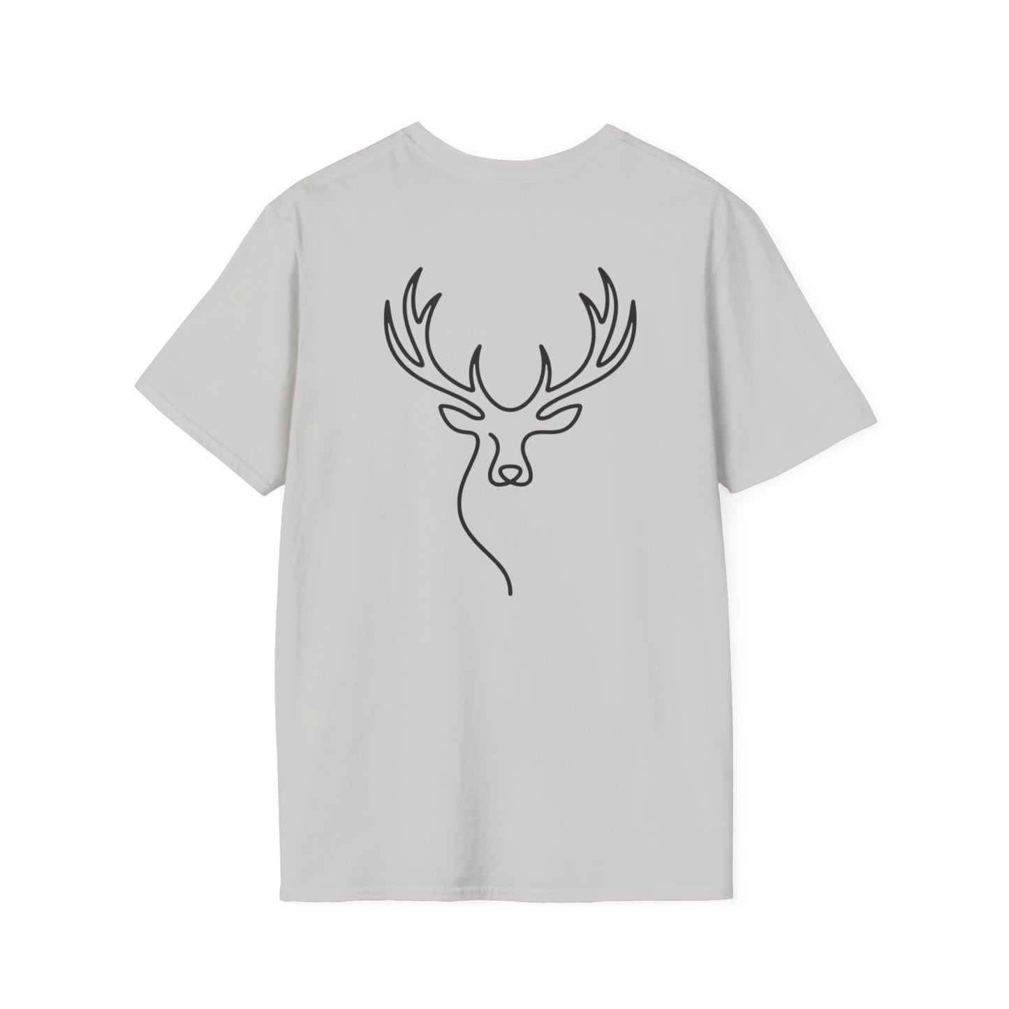 Elk One Line T-Shirt - Back Print