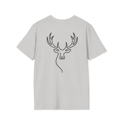 Elk One Line T-Shirt - Back Print