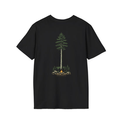 Upper Peninsula Campfire T-Shirt - Back Print