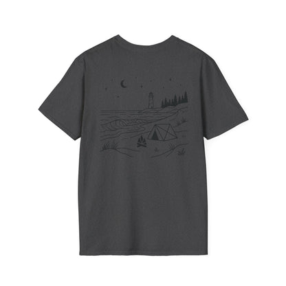 Beach Camping T-Shirt - Back Print