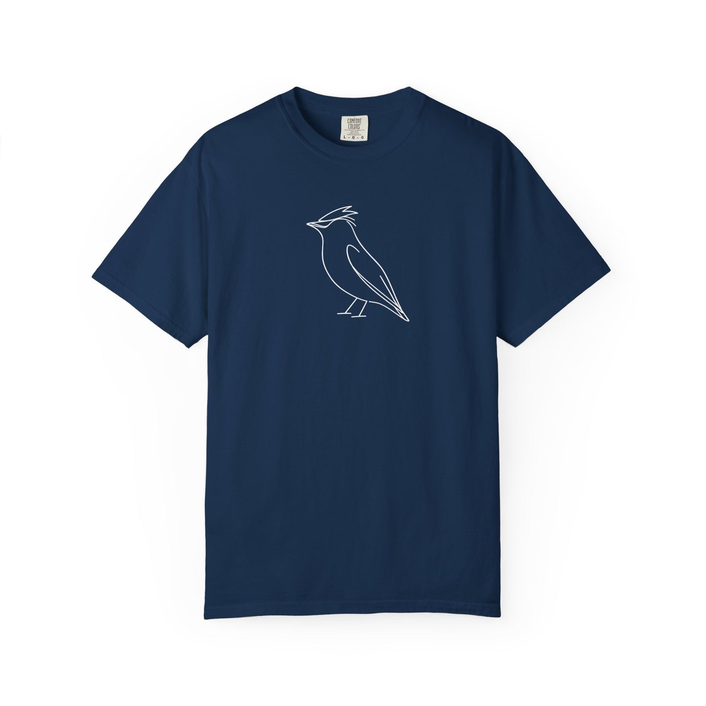 Cedar Waxwing Line T-Shirt - Heavyweight Comfort Colors