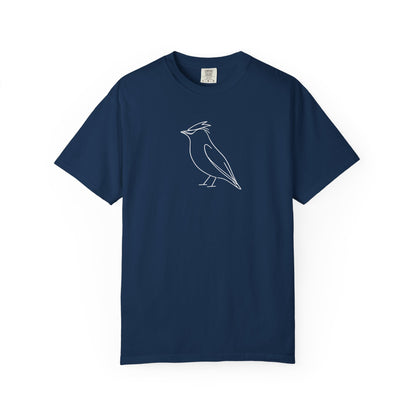 Cedar Waxwing Line T-Shirt - Heavyweight Comfort Colors