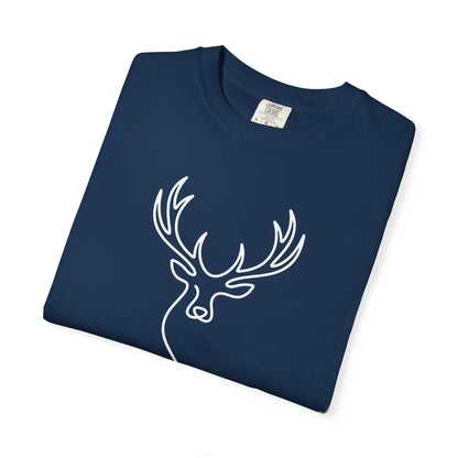 Elk One Line T-Shirt - Heavyweight Comfort Colors