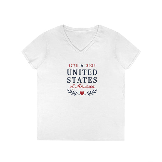 United States of America V-Neck T-Shirt