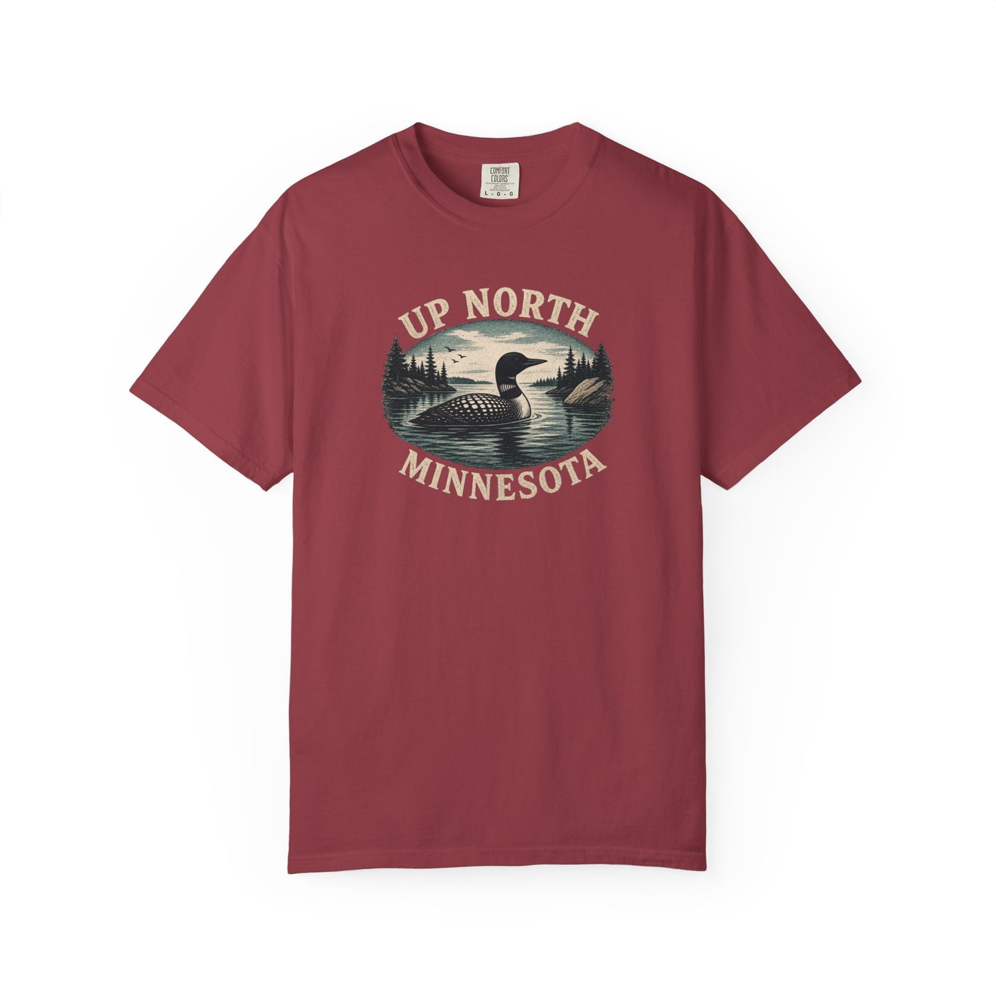 Loon Up North Minnesota T-Shirt - Heavyweight Comfort Colors