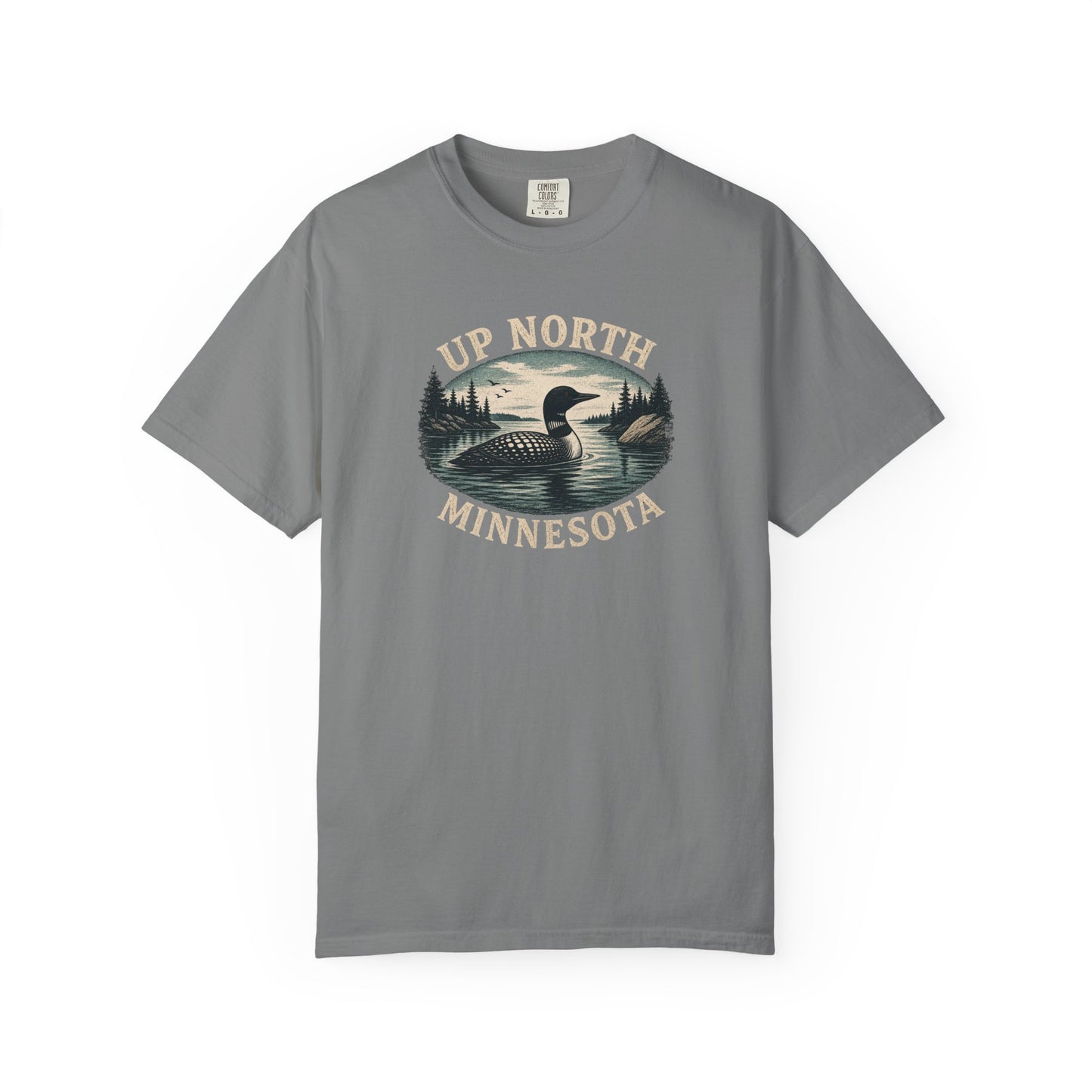 Loon Up North Minnesota T-Shirt - Heavyweight Comfort Colors