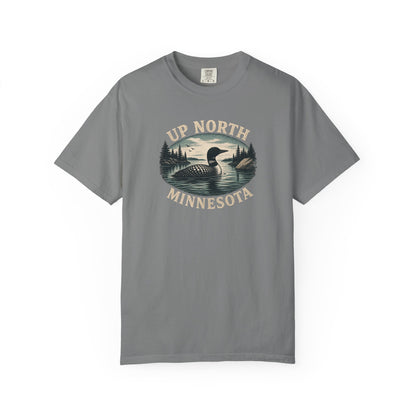 Loon Up North Minnesota T-Shirt - Heavyweight Comfort Colors