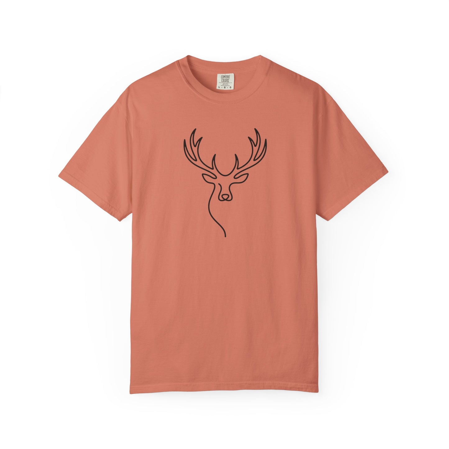 Elk One Line T-Shirt - Heavyweight Comfort Colors
