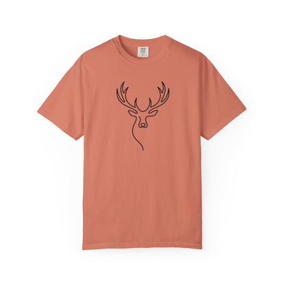 Elk One Line T-Shirt - Heavyweight Comfort Colors