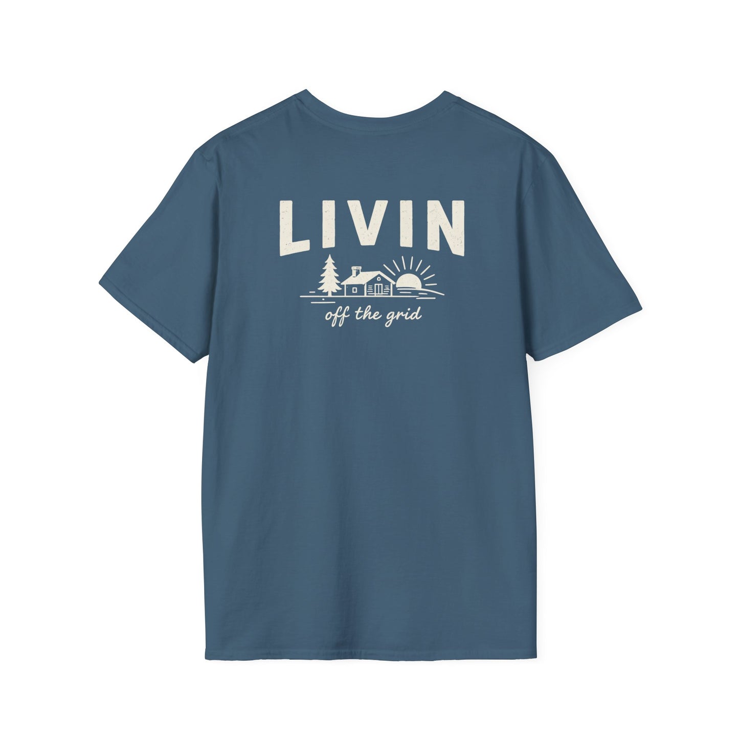 LIVIN off the Grid T-Shirt - Back Print