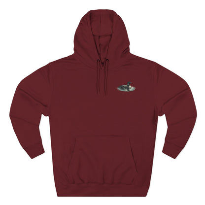 Loon Up North Michigan Hoodie - Back Print